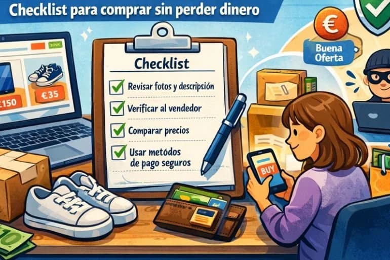 Comprar segunda mano online: checklist infalible para no perder dinero en 2026