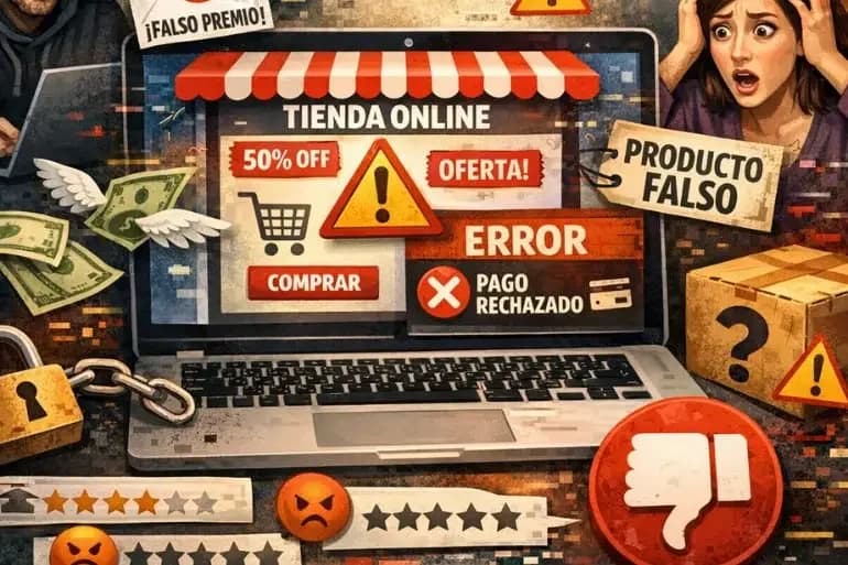 Señales claras de que una tienda online no es confiable. Guía infalible 2026
