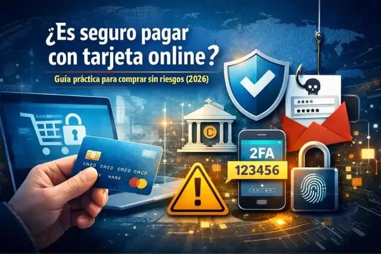 ¿Es seguro pagar con tarjeta online? Guía práctica para comprar sin riesgos (2025)