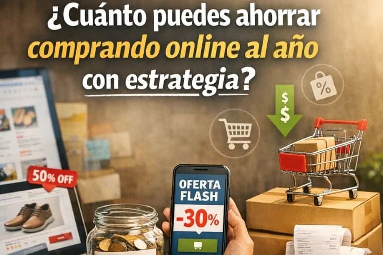 Cuánto puedes ahorrar comprando online al año con estrategia