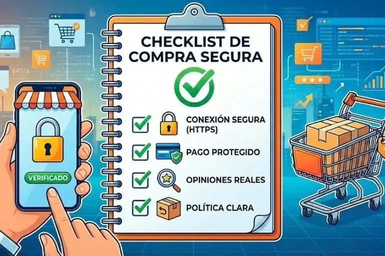 Checklist definitiva para comprar por internet con seguridad (Guía 2026)