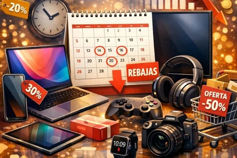 Comprar electrónica barato: calendario 2026 y cuándo bajan los precios