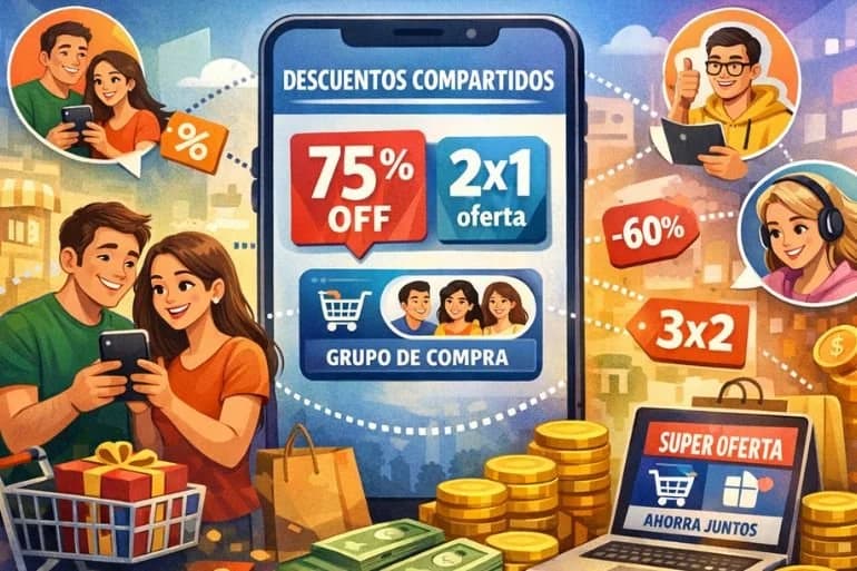Plataformas de descuentos compartidos: cómo funcionan y por qué ahorras más (Guía 2026)