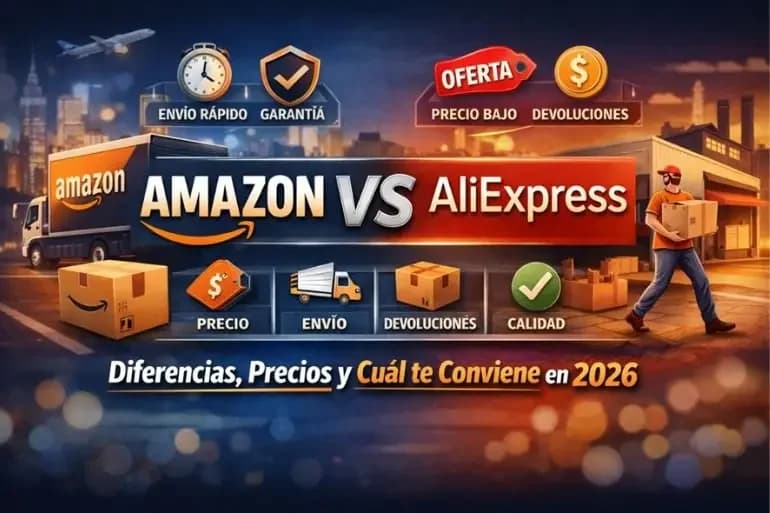 Amazon vs AliExpress: diferencias reales, precios y cuál te conviene en 2026