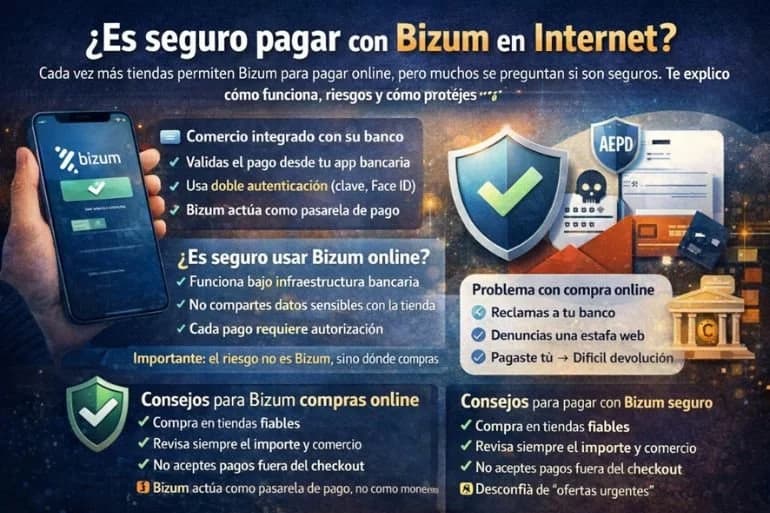 Bizum compras online: ¿es seguro pagar así en internet?