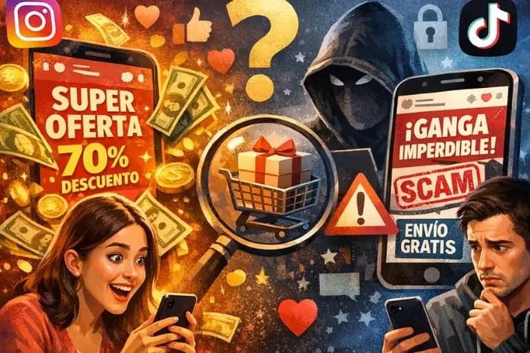 Ofertas en redes sociales: las que ves en Instagram o TikTok, ¿son reales o una estafa? Guía infalible 2026