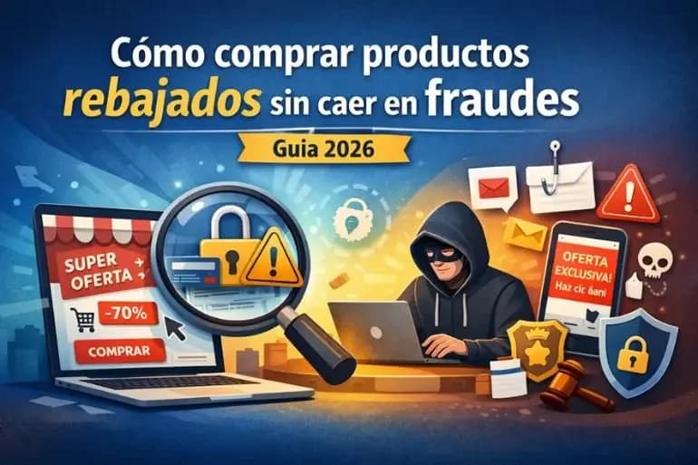 Cómo comprar productos rebajados sin caer en fraudes (Guía 2026)