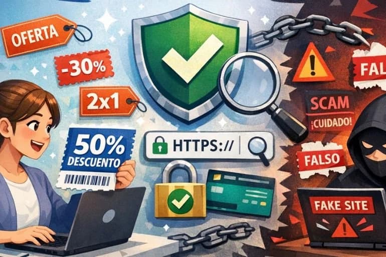 Cupones online seguros: cómo usarlos sin caer en webs falsas en 2026