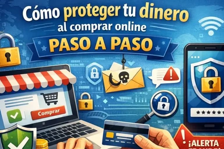 Cómo proteger tu dinero al comprar online paso a paso (Guía infalible 2026)