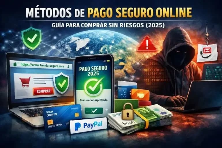 Métodos de pago seguro online: guía completa para comprar sin riesgos (2026)