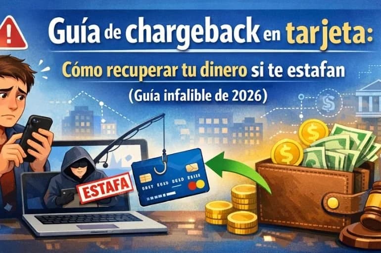 Guía de chargeback en tarjeta: cómo recuperar tu dinero si te estafan (Guía infalible de 2026)