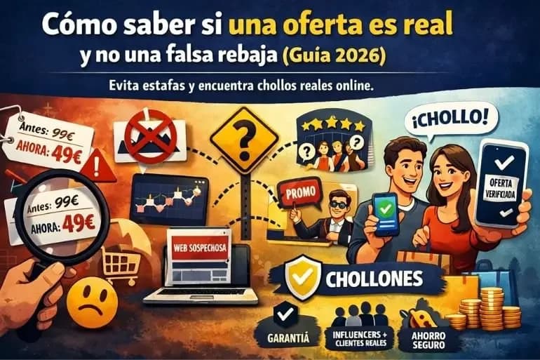 Cómo saber si una oferta es real y no una falsa rebaja (Guía 2026)