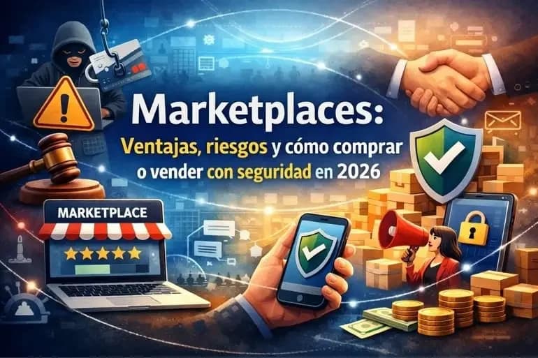 Marketplaces: ventajas, riesgos y cómo comprar o vender con seguridad en 2026