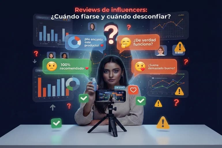 Reviews de influencers: ¿Cuándo fiarse y cuándo desconfiar?