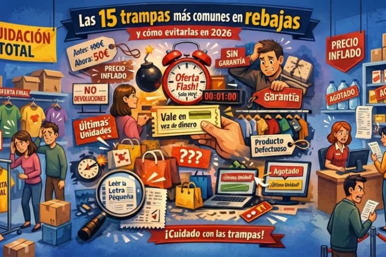 Las 15 trampas más comunes en rebajas y cómo evitarlas en 2026