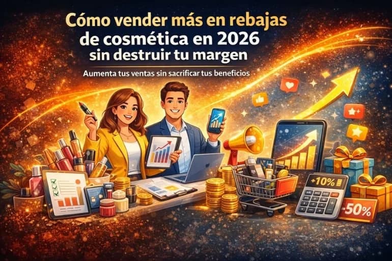 ¿Cómo vender más en rebajas de cosmética en 2026 sin destruir tu margen?