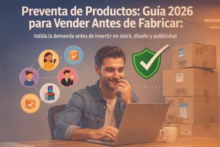 Preventa de Productos: Guía 2026 para Vender Antes de Fabricar