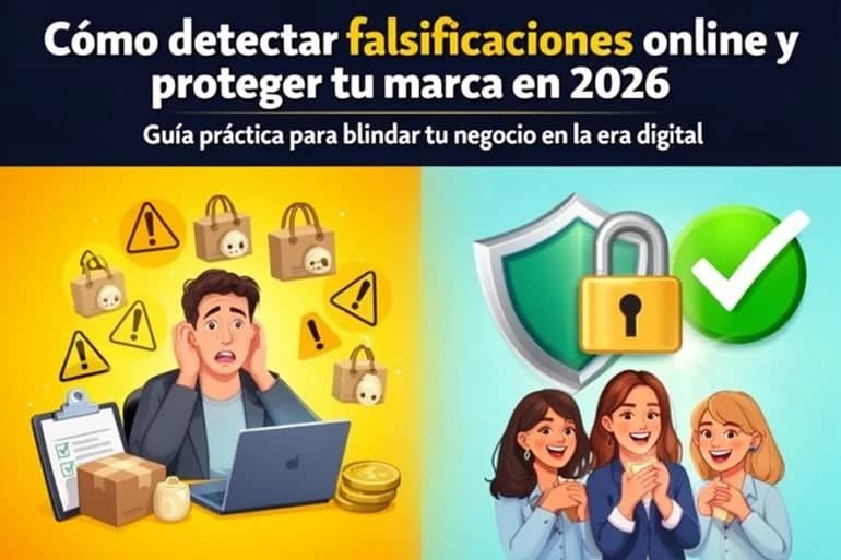 Cómo detectar falsificaciones online y proteger tu marca en 2026