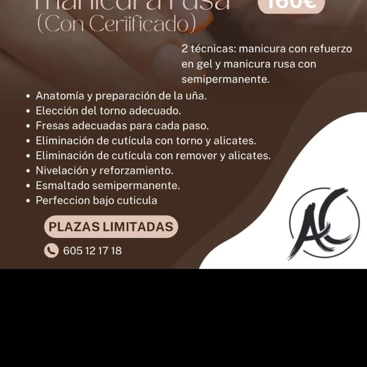 Curso de Iniciación a la Manicura Rusa en Fuengirola | Academia Carmen