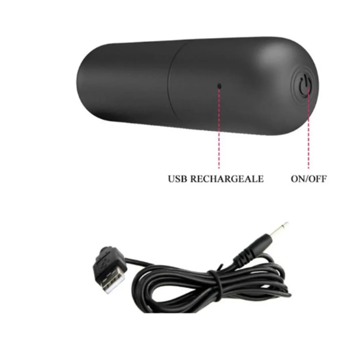 Arnés Carter FUN TOYS con bala vibradora recargable