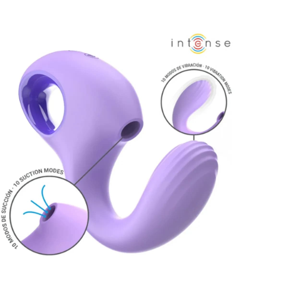 Estimulador y vibrador BAXTER, INTENSE, succión y vibración
