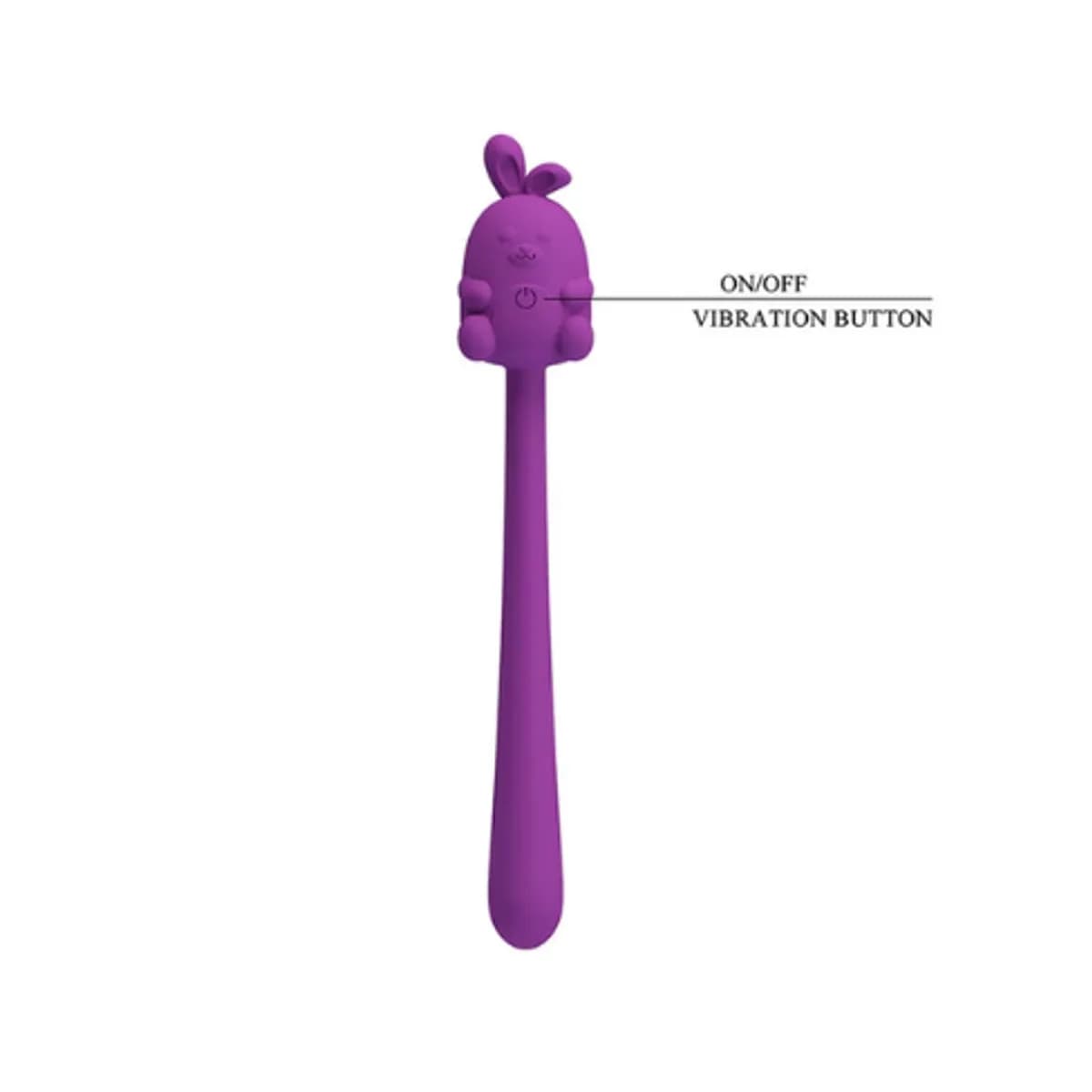 Vibrador flexible Pretty Love Cute Bunny recargable