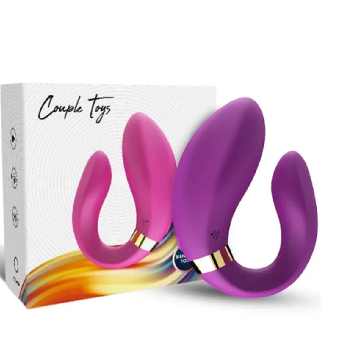 Vibrador para parejas Armony Crescent con mando a distancia