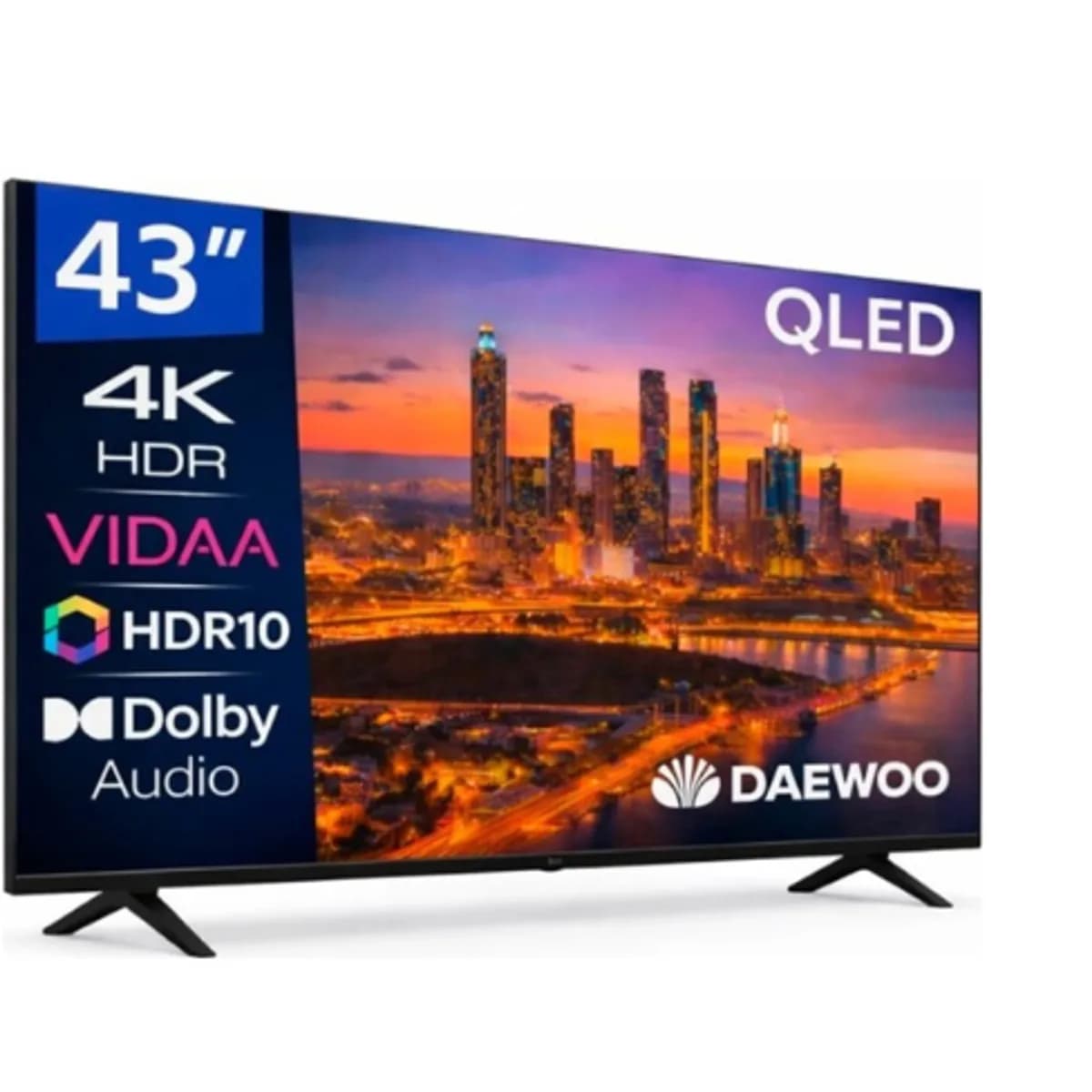 Daewoo 43vb56qv / televisor smart tv 43" qled uhd 4k hdr vidaa