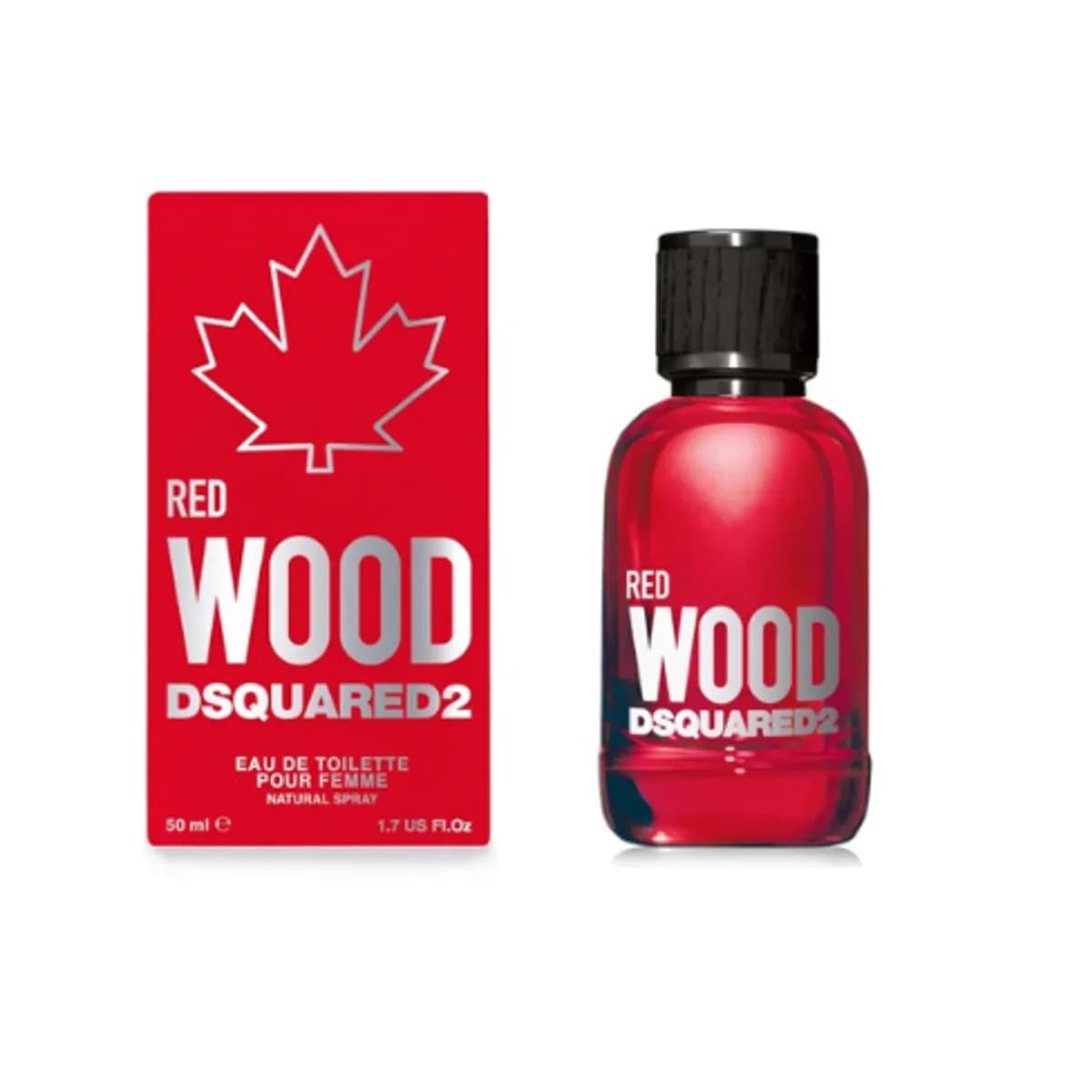 Dsquared red wood eau de toilette pour femme 50ml vaporizador