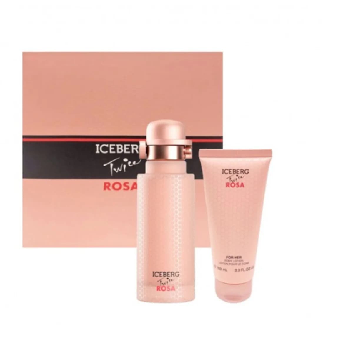 Iceberg twice rosa eau de toilette 125ml vaporizador + locion perfumada corporal 100ml