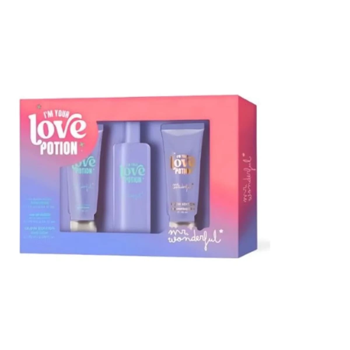 Estuche Perfume Mr Wonderful I'm your Love Potion.