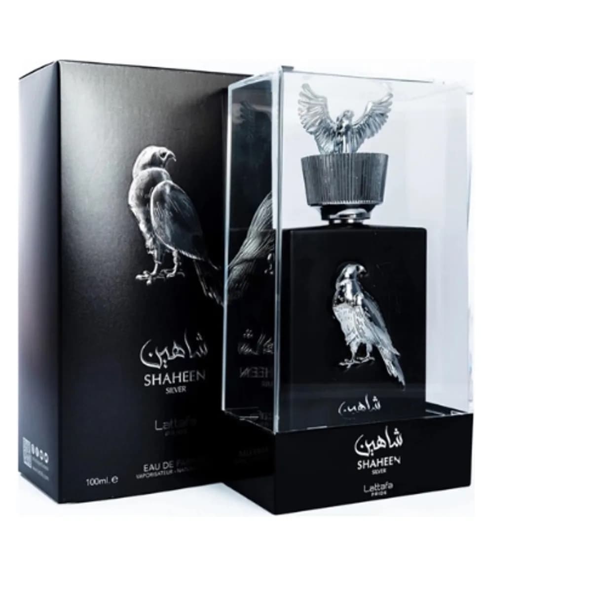 Lattafa shaheen silver eau de parfum 100ml vaporizador