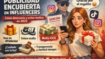 Publicidad encubierta en influencers