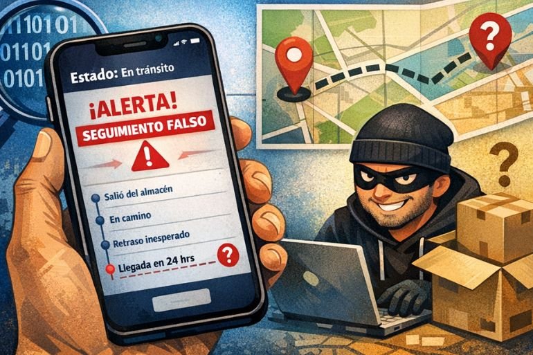 Tracking falso pedido