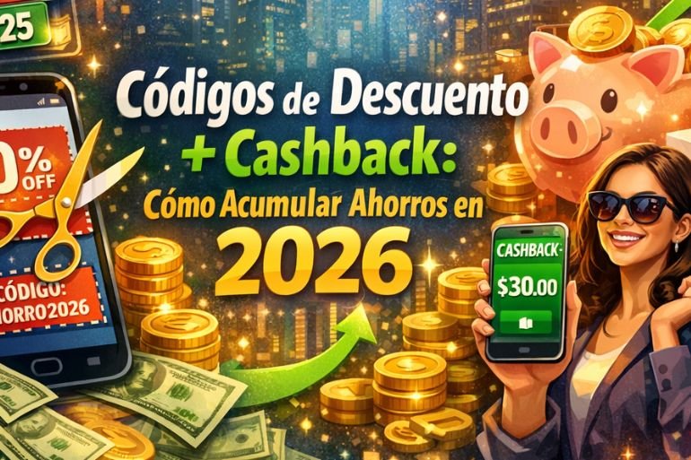 Códigos de descuento y cashback