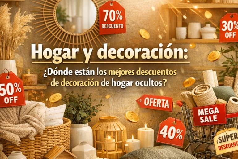 descuentos de decoración de hogar
