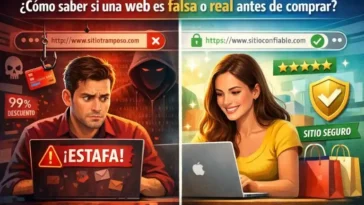 web es falsa o real