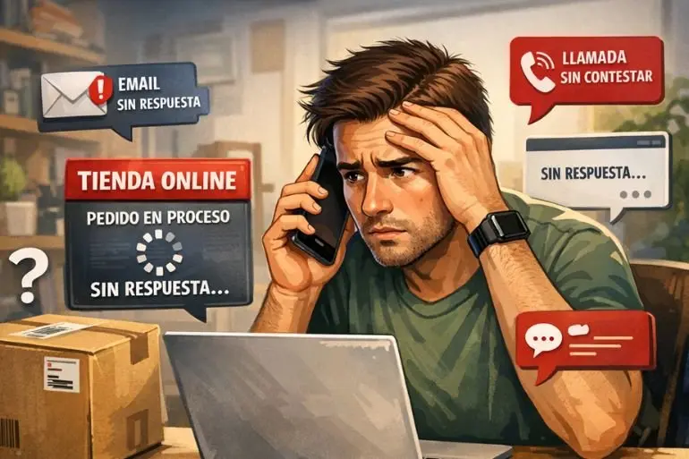 tienda online no responde