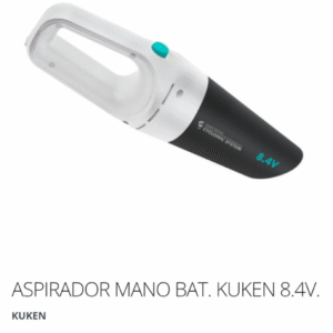 Aspirador mano bat. kuken 8.4v. Kuken