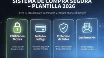 Sistema de compra segura con checklist paso a paso para comprar online sin riesgos en 2026