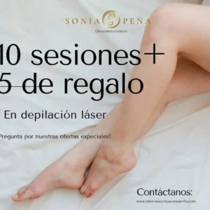 Gran Pack Depilación Láser: 10 Sesiones + 5 DE REGALO