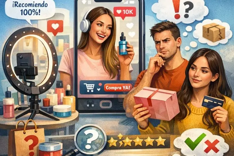 comprar productos recomendados por influencers