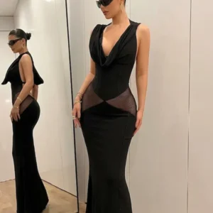VESTIDO CAPOTA SENSUAL BLACK