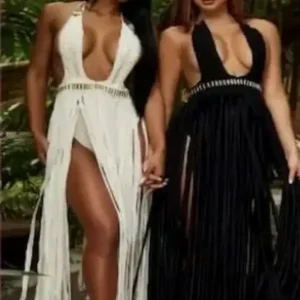 VESTIDO MACRAME DIOSA CON BIKINI