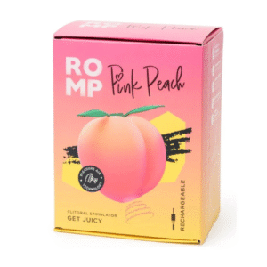 Succionador de clítoris ROMP Pink Peach, forma melocotón