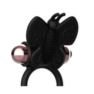 Anillo vibrador Coquette con mariposa estimuladora