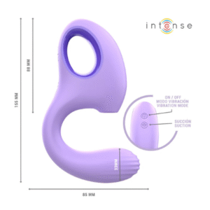 Estimulador y vibrador BAXTER, INTENSE, succión y vibración