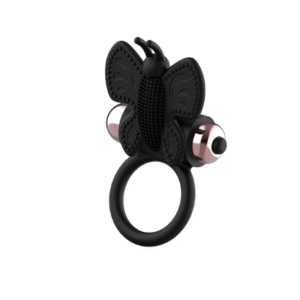 Anillo vibrador Coquette con mariposa estimuladora