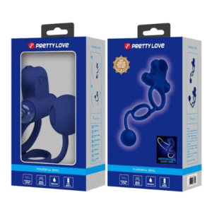 Anillo vibrador doble con plug Pretty Love Remington
