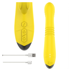 Vibrador rabbit up&down TOKY con estimulador de clítoris